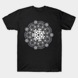 Greyscale Mandala T-Shirt